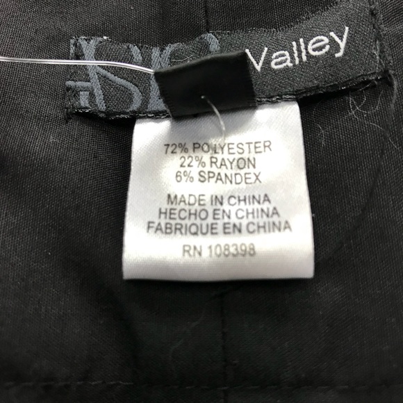 Alvin Valley Black Knee Length Dress Shorts - Picture 5 of 6